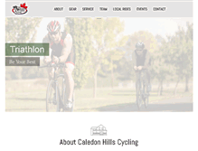 Tablet Screenshot of caledonhillscycling.com